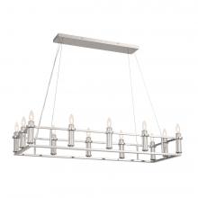  52492PN - Linear Chandelier 12Lt