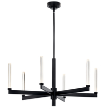  52667BK - Chandelier 6Lt