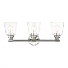  16783-05 - 3 Light Polished Chrome Vanity Sconce