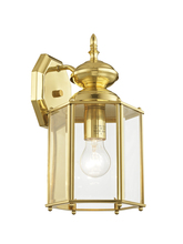  2007-02 - 1 Light PB Outdoor Wall Lantern