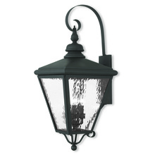  2036-04 - 4 Light Black Outdoor Wall Lantern