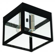  20588-04 - 2 Lt BK Outdoor Ceiling Mount