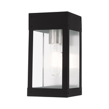  20871-04 - 1 Lt Black Outdoor Wall Lantern