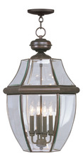  2357-07 - 4 Light Bronze Outdoor Chain Lantern