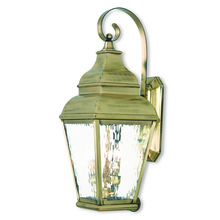  2605-01 - 3 Light AB Outdoor Wall Lantern