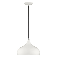  41172-69 - 1 Lt Shiny White Mini Pendant