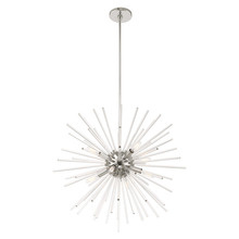  41256-05 - 8 Lt Polished Chrome Pendant Chandelier