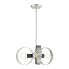  46423-91 - 3 Lt Brushed Nickel Chandelier