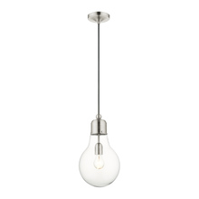  49092-91 - 1 Lt Brushed Nickel Mini Pendant