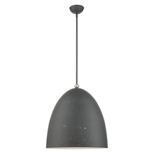 Livex Lighting 49110-76 - 3 Lt Scandinavian Gray Pendant