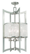  50569-91 - 5 Light Brushed Nickel Lantern