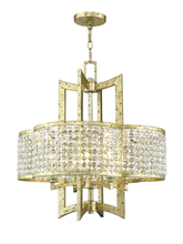  50575-28 - 4 Light Winter Gold Chandelier