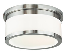  65502-91 - 2 Light Brushed Nickel Ceiling Mount