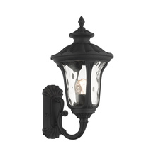  7852-14 - 1 Lt Textured Black Outdoor Wall Lantern