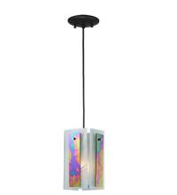  118485 - 6.5"Sq Metro Aurora Borealis Quadrato Mini Pendant