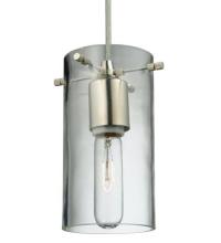  122406 - 5"W Cilindro Clear Glass Mini Pendant