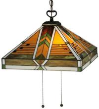  130750 - 17"Sq Abilene Pendant