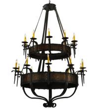  133745 - 48"W Costello 20 LT Two Tier Chandelier