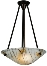  139804 - 18" Wide Metro Fusion Ramoscelli Inverted Pendant