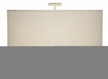  152504 - 44"W Cilindro White 2 Tier Textrene Flushmount