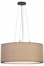  153283 - 24"W Cilindro White Oak Veneer Pendant