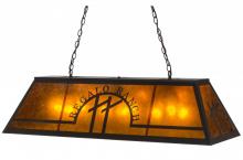  155265 - 48"L Personalized Regalo Ranch Oblong Pendant