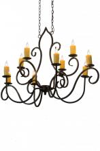  178811 - 48" Long Clifton 10 Light Oblong Chandelier