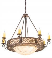  187026 - 42" Wide Delano 8 Light Bowl Chandelier