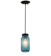  193121 - 5" Wide Mason Jar 1 LT Pendant