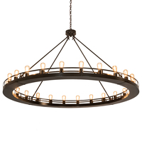  211565 - 72" Wide Barbury 24 Light Chandelier