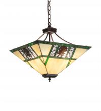  224378 - 18" Wide Pinecone Ridge Inverted Pendant