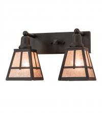  241072 - 17" Wide "T" Mission 2 Light Vanity Light