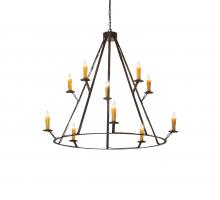  245091 - 54" Wide Anthracite 10 Light Chandelier