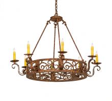  246220 - 36" Wide Delano 8 Light Chandelier