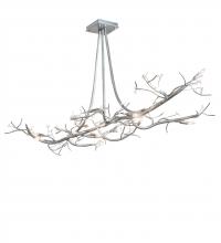  252393 - 72" Long Winter Solstice Budding 12 Light Oblong Chandelier