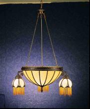  26802 - 33"W Gothic 3 Arm Chandelier