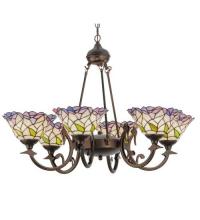  27398 - 33"W Daffodil Bell 6 LT Chandelier