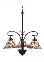  27419 - 25"W Daffodil Bell 3 LT Chandelier.605