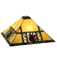  50902 - 14" Square Pinecone Ridge Shade