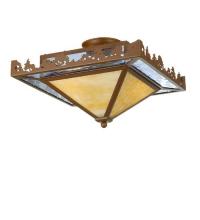  51506 - 16"Sq Pine Lake Flushmount