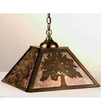 Meyda Green 76319 - 16"Sq Oak Tree Pendant