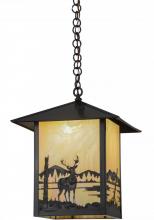  96327 - 16"Sq Seneca Deer Creek Pendant