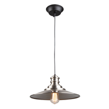  AC11661BN - Broxton 1 Light Metal Shade Pendant