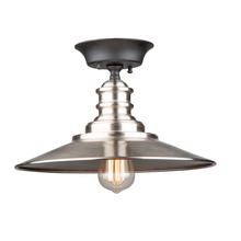  AC11664BN - Broxton 1 Light Semi-Flush Mount