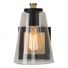  AC11791BB - Treviso Collection 4-Light Vanity Light, Black & Brass