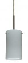  1BC-4404KR-LED-BR - Besa Stilo 7 LED Pendant Chalk Bronze 1x9W LED