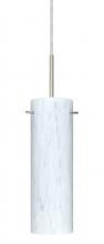  1BC-493019-LED-SN - Besa Copa LED Pendant Carrera Satin Nickel 1x9W LED