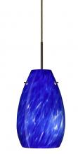  1JC-412686-LED-BR - Besa Pera 9 LED Pendant Blue Cloud Bronze 1x9W LED