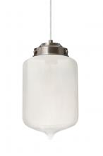  1JC-OLINFR-EDIL-SN - Besa Olin Pendant Satin Nickel Frost 1x4W LED Filament