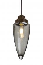  1JC-SULUSM-EDIL-BR - Besa, Sulu Cord Pendant, Smoke Bubble, Bronze Finish, 1x4W LED Filament